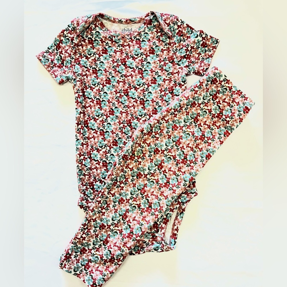Child of Mine Floral Bodysuit and Leggings